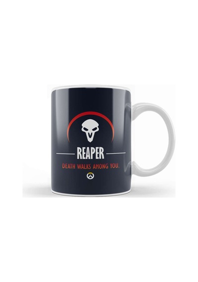 Reaper Death Walks Among You Overwatch Kupa Bardak Porselen Karışık