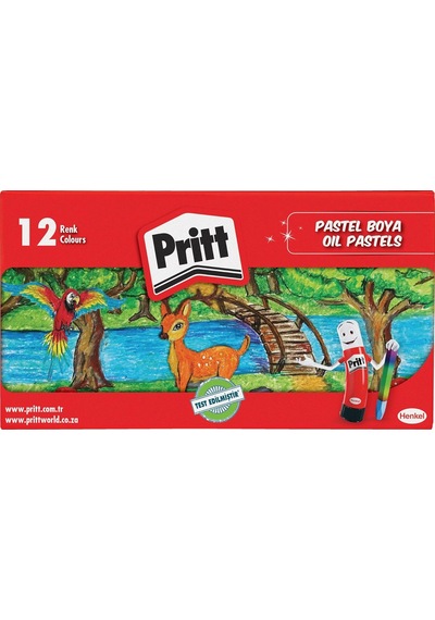 12'li Pastel Boya - Karton Kutu 0