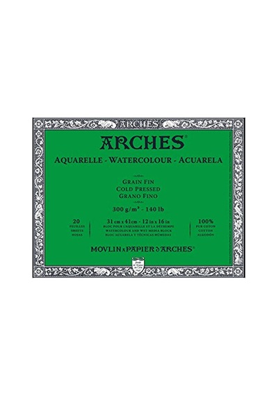 Arches Orta Dokulu Suluboya Bloğu 300g 31 X 41 20s
