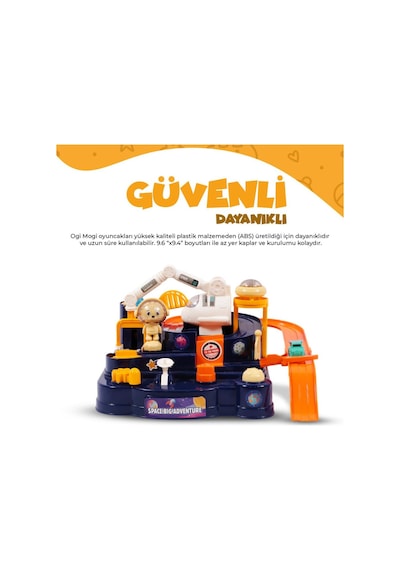 Ogi Mogi Toys 4 Düğme Kontrollü Uzay Macerası Oyun Seti