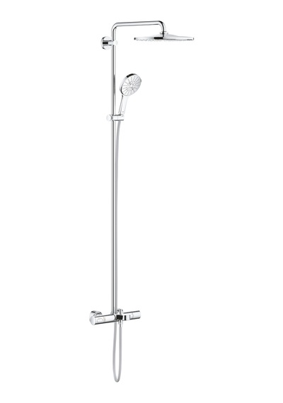 Grohe Rainshower Smartactive 310 Mono Banyo/duş Bataryalı Duş Sistemi Krom, 26657000 Gri