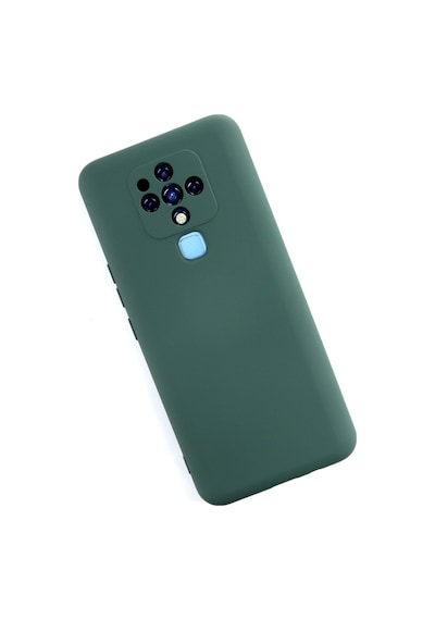 Tecno Camon 16 Uyumlu Kılıf Nano İçi Kadife Silikon - Koyu Yeşil