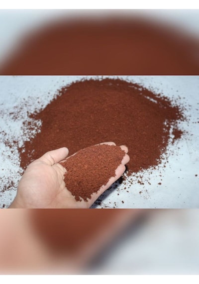 Kırmızı Ponza Taşı Volkanik Cüruf 05mm Kum 5lt Saksı Bahçe Akvaryum Teraryum Peyzaj Ponzası 100