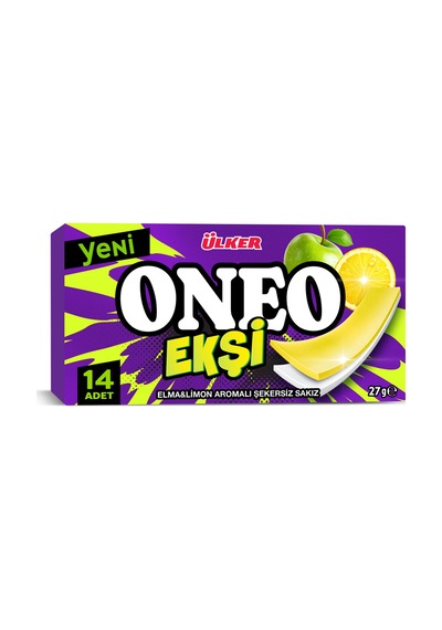 Oneo Slims Ekşi Elma Ve Limon Aromalı Sakız - 27 Gram - 18 Adet