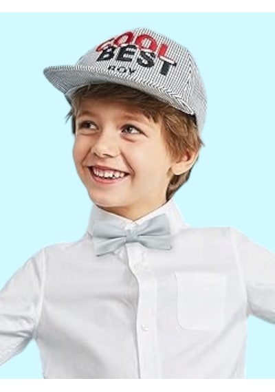 Tezzgelsin Erkek Çocuk Saten Papyon Açık Gri