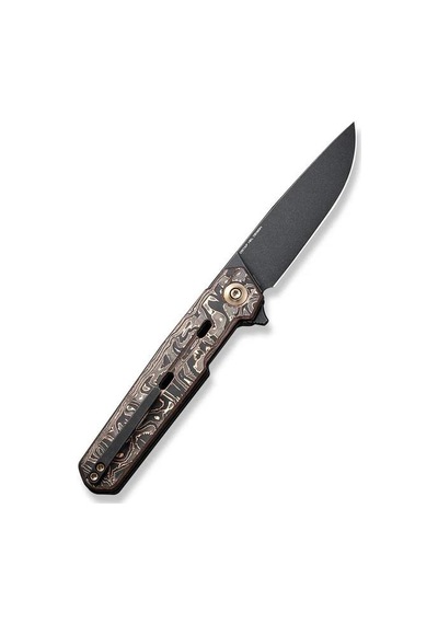 We Knife Navo Copper Foil Carbon Kamp Çakı Siyah