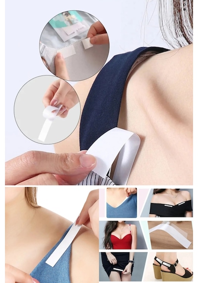 Omilife Vücut Ve Kıyafet Için Çift Taraflı Sabitleme Dekolte Abiye Gelinlik Elbise Sütyen Bantı 36 Adet Çok Renkli Omilife Vücut Ve Kıyafet Için Çift Taraflı Sabitleme Dekolte Abiye Gelinlik Elbise Sütyen Bantı 36 Adet Çok Renkli