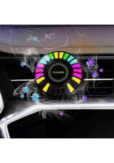 F2 Rgb Bluetoothlu Sese Duyarlı Ekolayzer Araç İçi Led