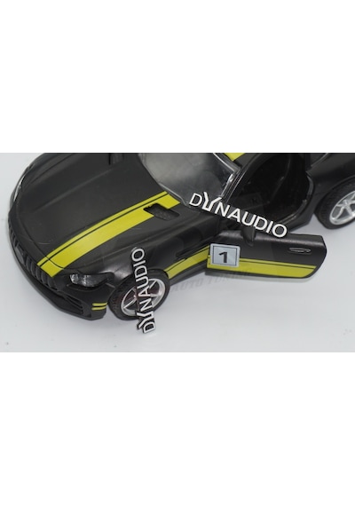 Dynaudio Logo Hoparlör Krom Metal 3M Logo Amblem 2 Li Set N11.4295