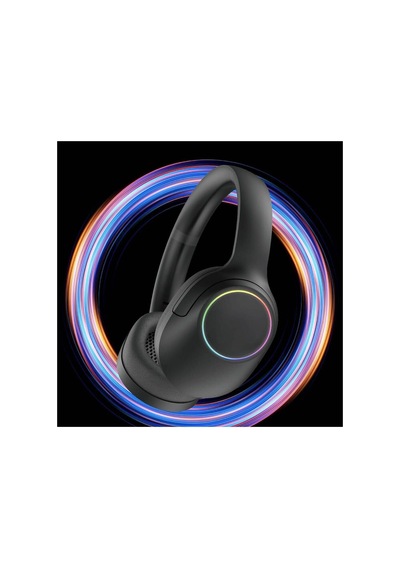 Kulak Üstü Bluetooth Kulaklık Lp-hd003 Rgb Led Işıklı Bluetooth V5.4 Siyah