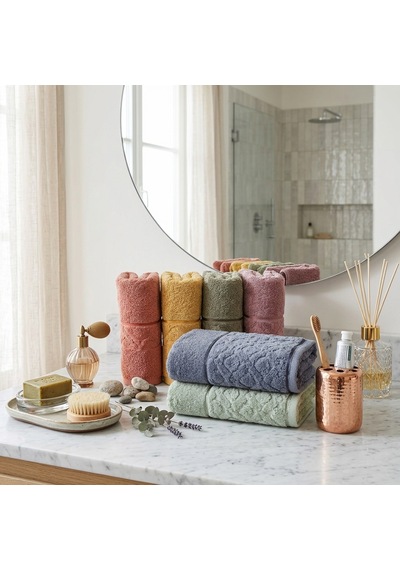 Goldroom Home Ultra Yumuşak El Yüz Havlusu 50 90 %100 Pamuklu Çok Renkli
