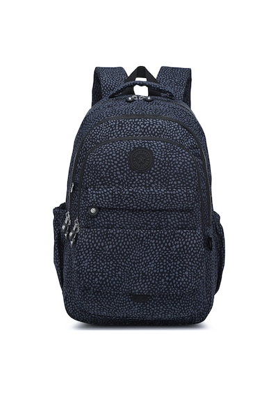 Smart Bags Büyük Boy Laptop Bölmeli Çok Cepli Su Geçirmez Krınkıl Kumaş  Çanta Puantiye Siyah