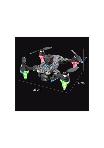 C19s Aerıal Drone Çift Kamera Yedek Bataryalı Quadcopter Led Işıklı Uzaktan Kumandalı App Destekli