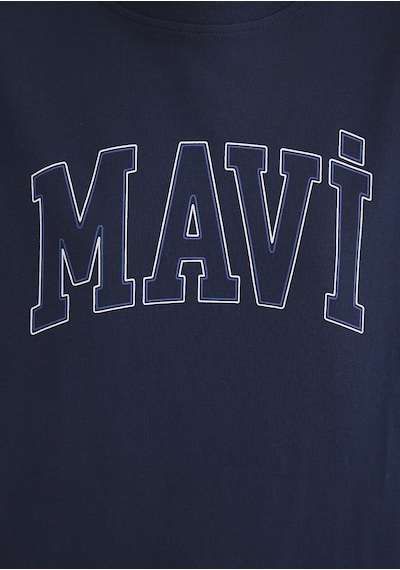 Mavi - Mavi Logo Baskılı Lacivert Tişört 1611193-70488 Lacivert
