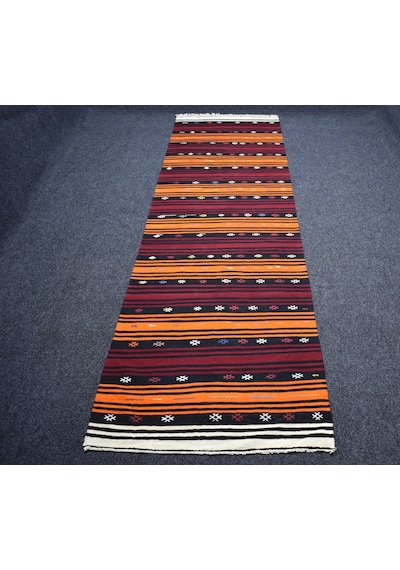 Zehra Abla Halı Yeni El Dokuma Şaheser Nadir Sivas Yolluk Yün Kilim 7023 Çok Renkli