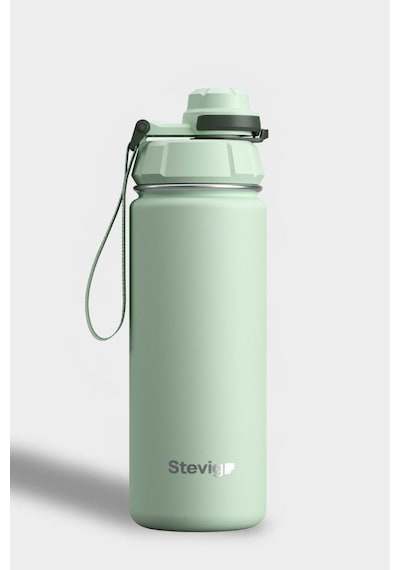 Stevig 1 Hand Leak-proof Sızdırmaz Çelik Termos 500 Ml Smoke Green St-221