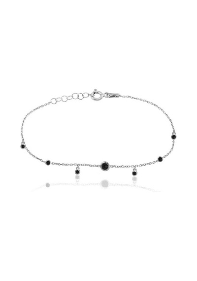 Emılıano Jewellery Silver 925 Ayarı Taslı Kolye Gümüş - Rose Gold