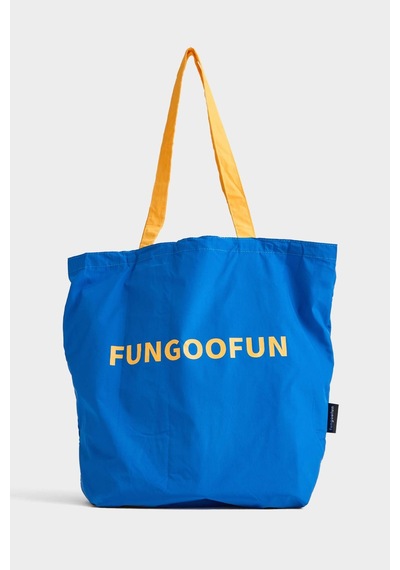 Defacto Fungoofun X Defacto Muz Figürlü Charm Ve Katlanabilir Bez Kol Çantası H9317ax26smbe341 Mavi-be341
