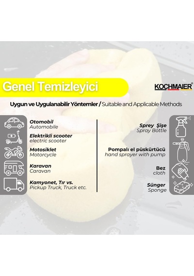 Oto Genel Temizleyici - Universal Cleaner 1 Litre