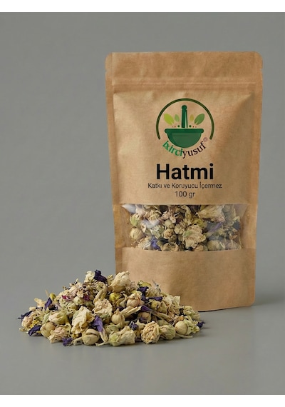 Hatmi Hatmi Çiçeği Gülhatmi Kurutulmuş Bitki Çayı 100 G Doğal