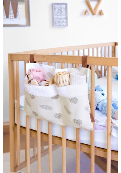 Pratik Askılı Organizer Bebek Arabası Beşik Kenar Fluffy Organizer Melis