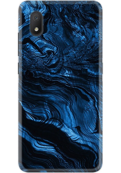 Kilifland Tcl L7 Kilif Resimli Silikon Kilif Blue Marble 1379 523390614
