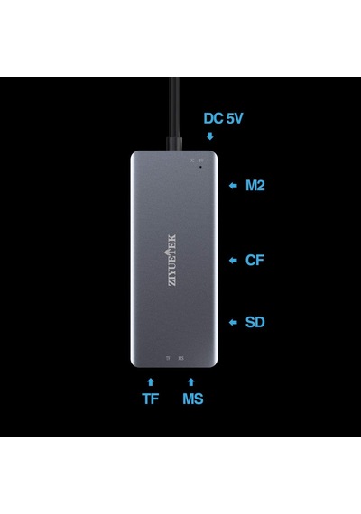 Cf Kart Okuyucu, Usb 3.0'dan Kompakt Flash Bellek Kartı Okuyucu Adaptörüne 5gbps Sdxc, Sdhc, Sd, Micro Sdxc, Micro Sd