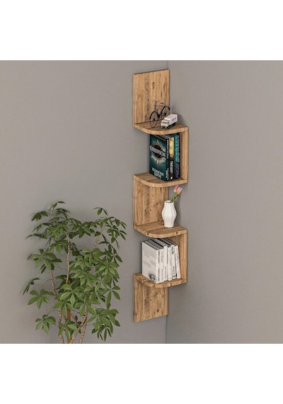 Corner Kitaplık Mdf Sis Gri Corner Kitaplık Mdf Sis Gri