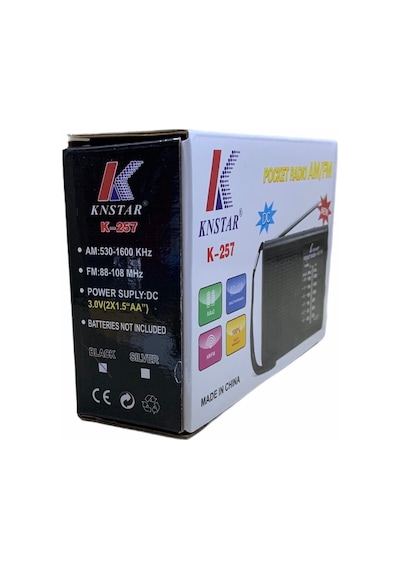 Knstar K-257 Pilli Cep Radyosu
