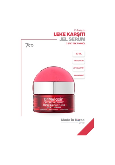 Leke Karşıtı Jel Serum Tranexamic + Astaxanthin + Niacinamide 3 Etki Tek Formül 30ml