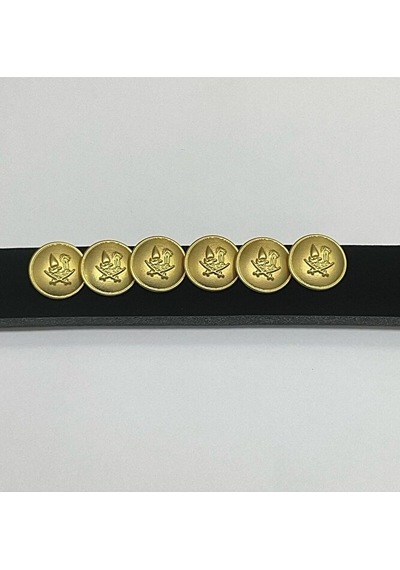 Trençkot Ceket Düğmesi / Gold/ 6 Lı Set /2,3 Cm