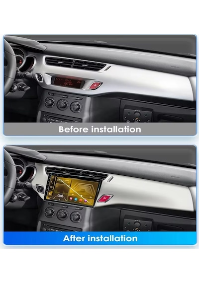 Cıtroen C3 2010-2016 Uyumlu Multimedya Navigasyon Usb Kamera Carplayer 4 Ram