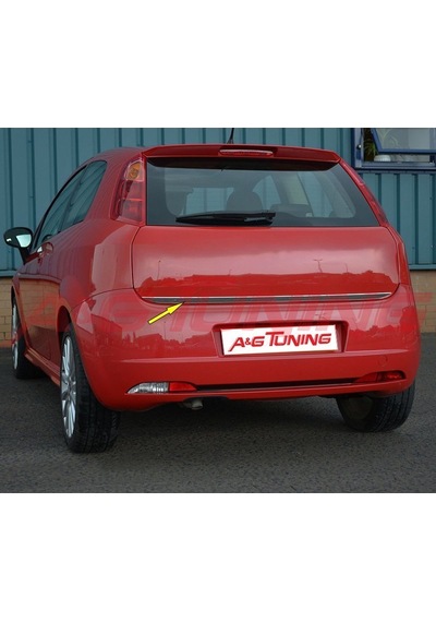 Fiat Punto Krom Bagaj Alt Çıta Formlu 2006 Üzeri Paslanmaz Çelik N11.3466