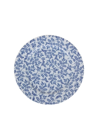 Porland Blue Desen6 6lı 24cm Düz Tabak mavi