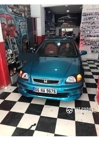 Kit Garaj Civic 96-98 Typer Ön Ek Plastik Sportif & Dayanıklı Tasarım Boyasız