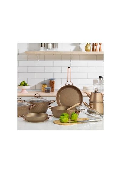 New Range Çeyiz Seti 11 Parça-bakır Metalik