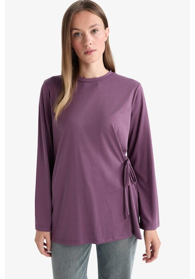 Defacto Regular Fit Modal Uzun Kollu Tunik G0305ax25aupr79 Mor
