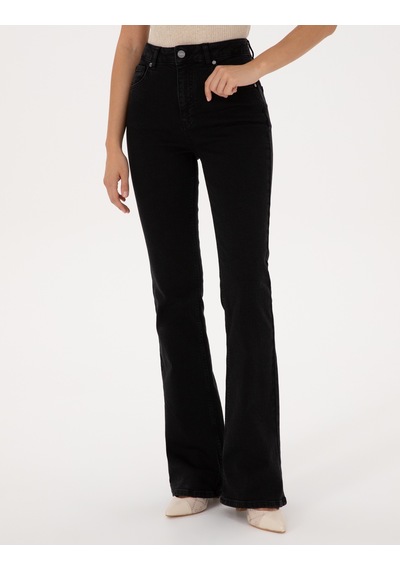 Pierre Cardin Kadın Siyah Pantolon Jean 50318044-vr046 Siyah