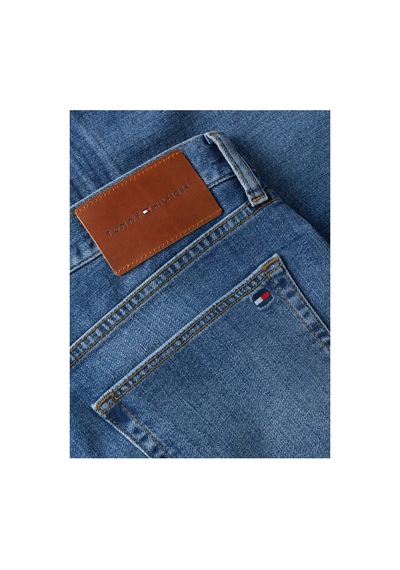 Tommy Hilfiger Slım Straıght Denton Jean Pantolon Düz Paça Cobalt Mavi Çok Renkli