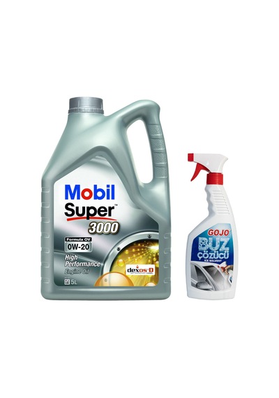 Mobil Super 3000 Formula F 0W-30 Motor Yağı 4 L + Gojo Cam Buz Çözücü