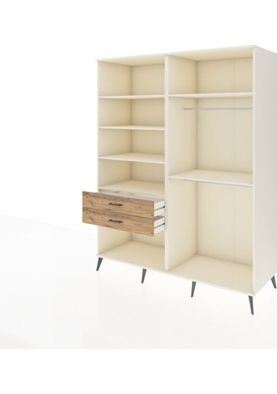 Kronos Gardrop 6 Raflı 2 Çekmeceli 2 Askılı 176x59x221 Aytaşı-aytaşı/çam Aytaşı/çam Kronos Gardrop 6 Raflı 2 Çekmeceli 2 Askılı 176x59x221 Aytaşı-aytaşı/çam Aytaşı/çam