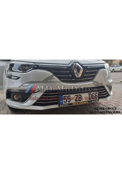 S-Dizayn  Renault Megane 4 Krom Ön Panjur 5 Prç. 2020 Üzeri