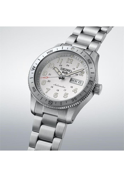 Seiko 5 Sports Field Hdb007k1 Hdb007k Otomatik Erkek Kol Saati Metalik Gri