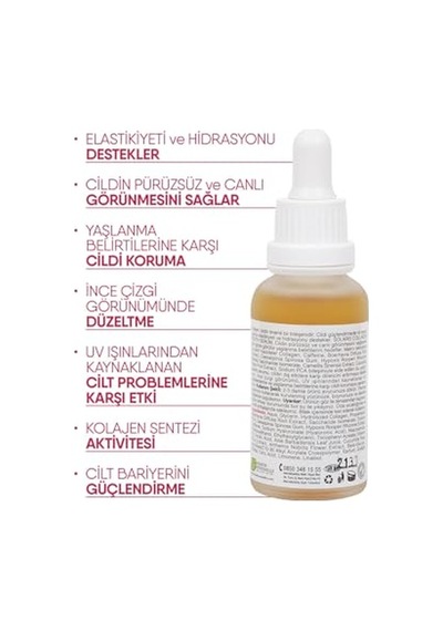Kolajen Serum Yaşlanma Karşıtı 30 Ml 2% Collagen 0,5% Niacinakarın Bölgesi Ve Caffeine