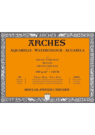Arches Suluboya Defteri Blok Rough 300 G 23x31 Cm. 20 Yp