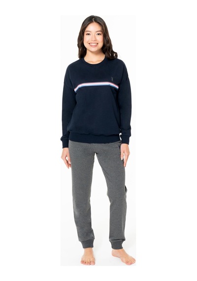 U.s. Polo Assn. Kadın 2 İplik Kışlık Ev Giyim Pijama Takım, Dar Paça-lacivert-xl Çok renkli U.s. Polo Assn. Kadın 2 İplik Kışlık Ev Giyim Pijama Takım, Dar Paça-lacivert-xl Çok renkli