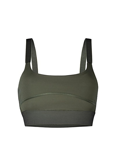 Khakı Jade Sports Bra
