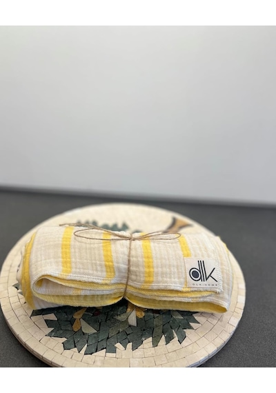 Müslin Kumaş Bebek Battaniyesi 95x95 Cm 36 Derece Üstü