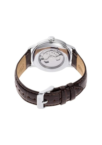 Orient Ra-ac0023e30b Otomatik Deri Kahverengi Yeşil Kadran 41 Mm Erkek Kol Saati Gri