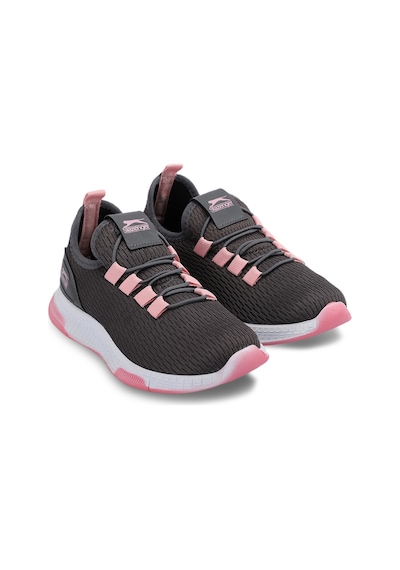 Slazenger ABENA I Çocuk  Koyu Gri / Pembe Sneaker